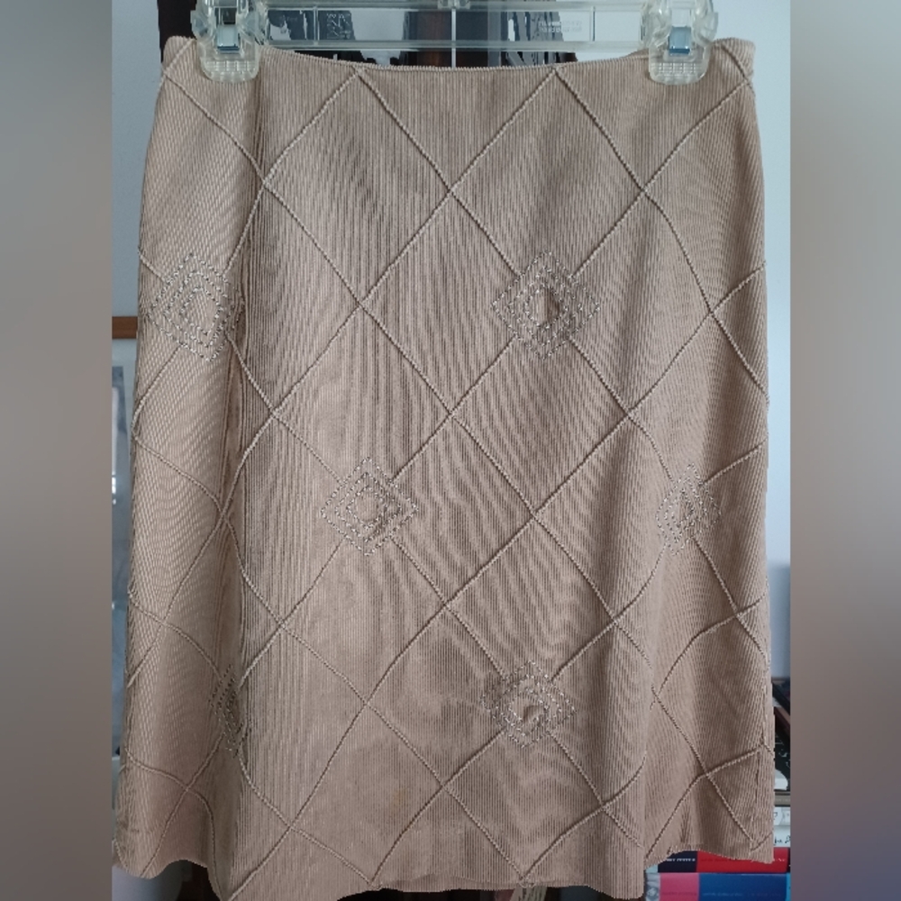 Talbots A-line corduroy skirt. Size2